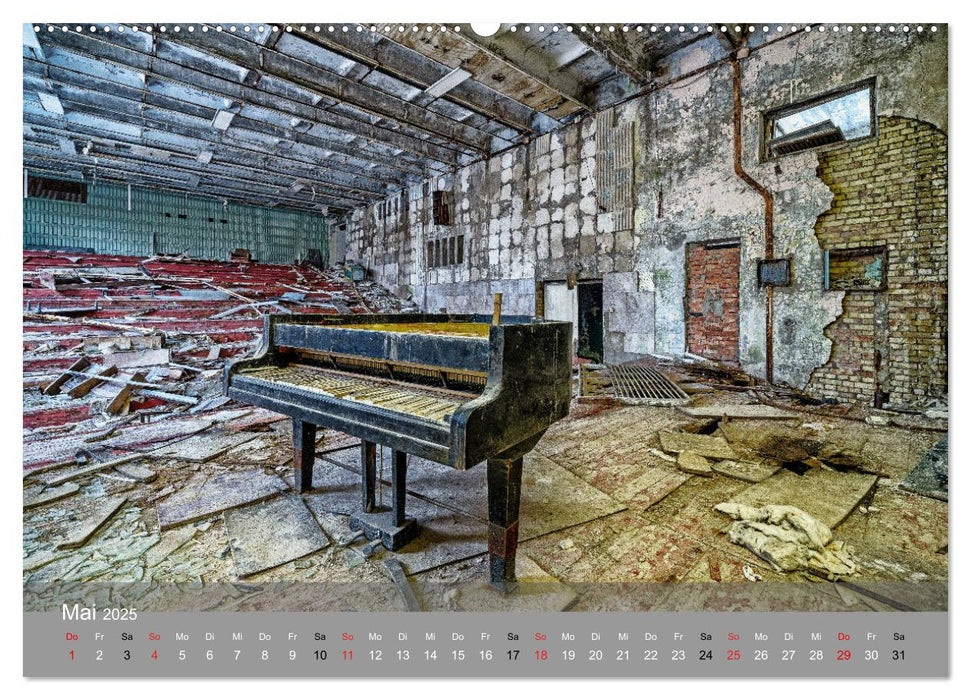 Tschernobyl - In der Sperrzone (CALVENDO Premium Wandkalender 2025)