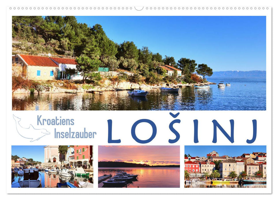 Kroatiens Inselzauber, Losinj (CALVENDO Wandkalender 2025)