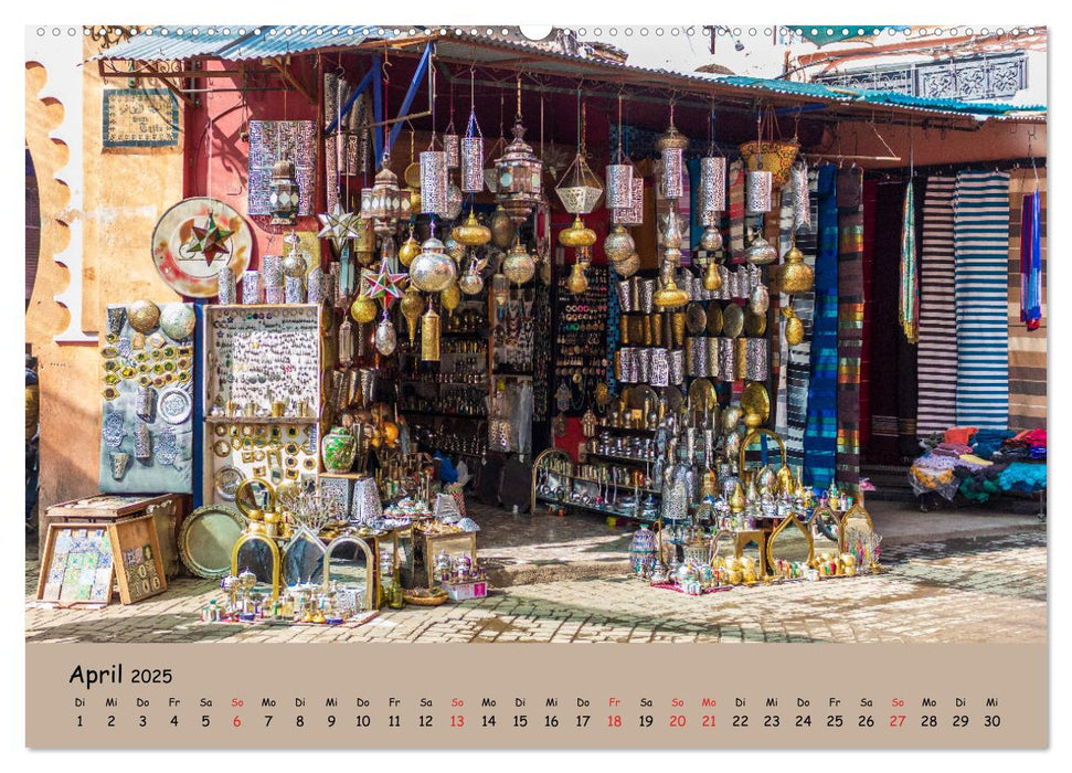 Marrakesch - Eine Stadt wie aus 1001 Nacht (CALVENDO Premium Wandkalender 2025)