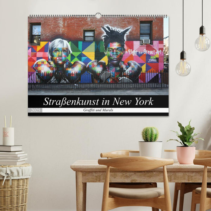 Straßenkunst in New York - Graffiti und Murals (CALVENDO Wandkalender 2025)