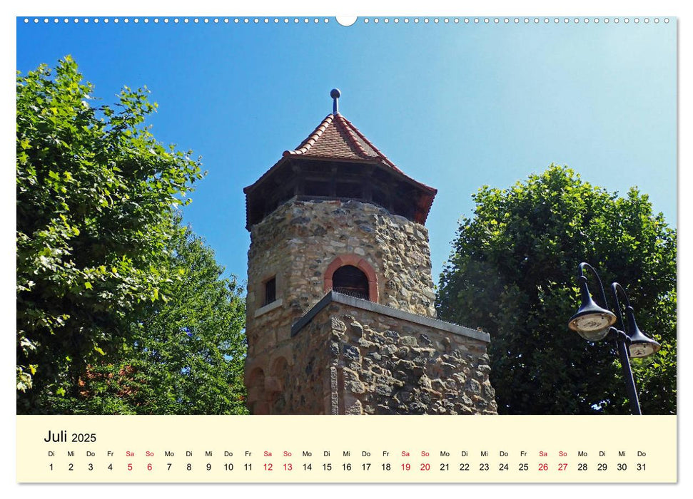 Willkommen in Bensheim an der Bergstraße (CALVENDO Premium Wandkalender 2025)