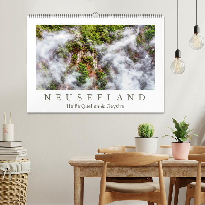 Neuseeland - Heiße Quellen & Geysire (CALVENDO Wandkalender 2025)