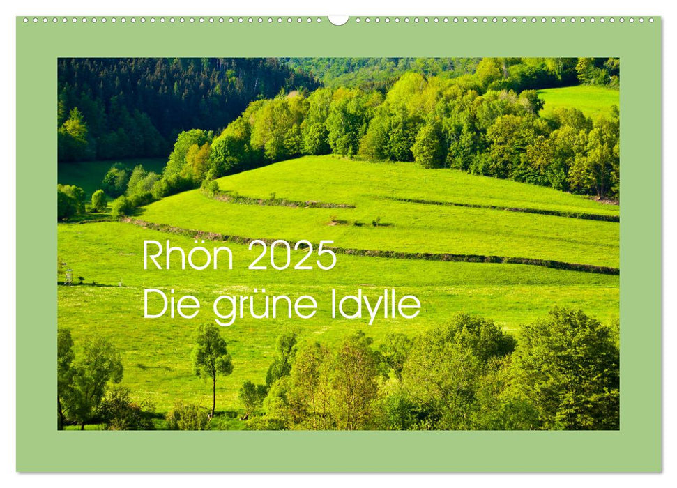 Rhön 2025 Die grüne Idylle (CALVENDO Wandkalender 2025)