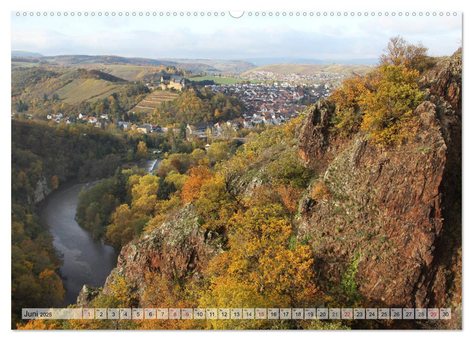 Herbstliches Bad Kreuznach an der Nahe (CALVENDO Premium Wandkalender 2025)