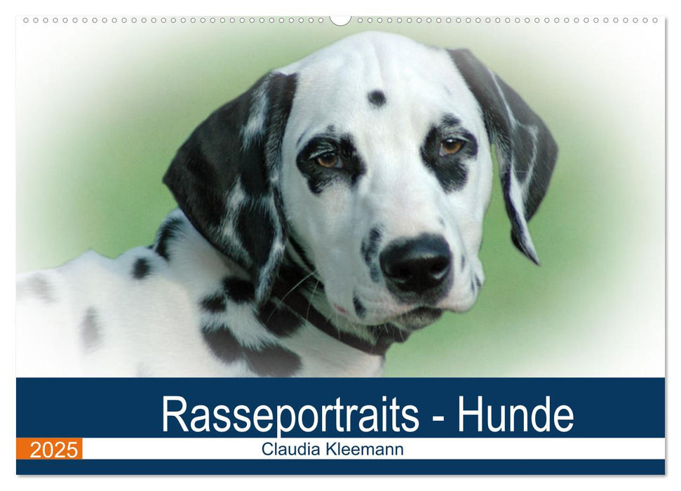 Rasseportraits - Hunde (CALVENDO Wandkalender 2025)