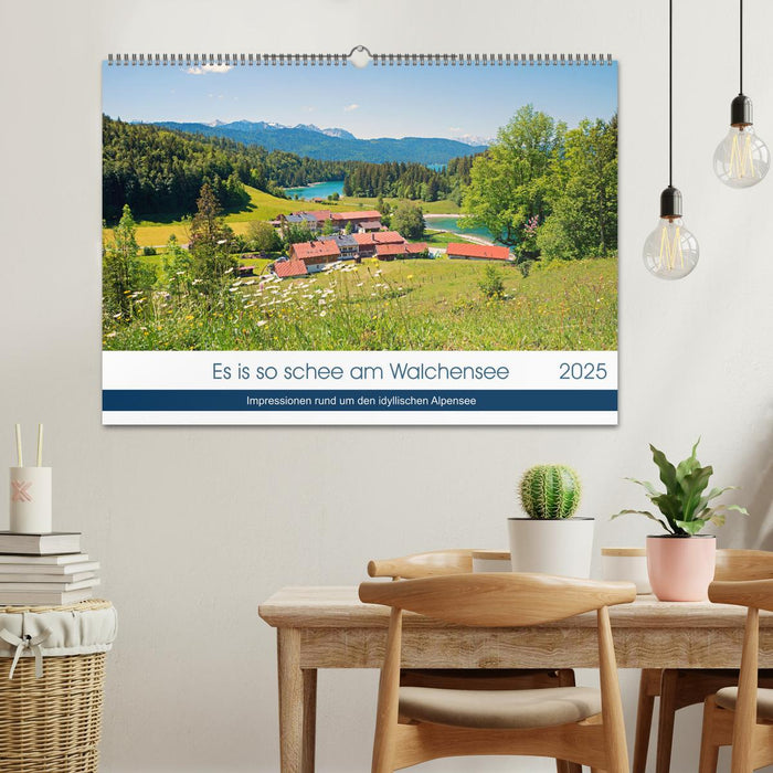 Es is so schee am Walchensee 2025 (CALVENDO Wandkalender 2025)