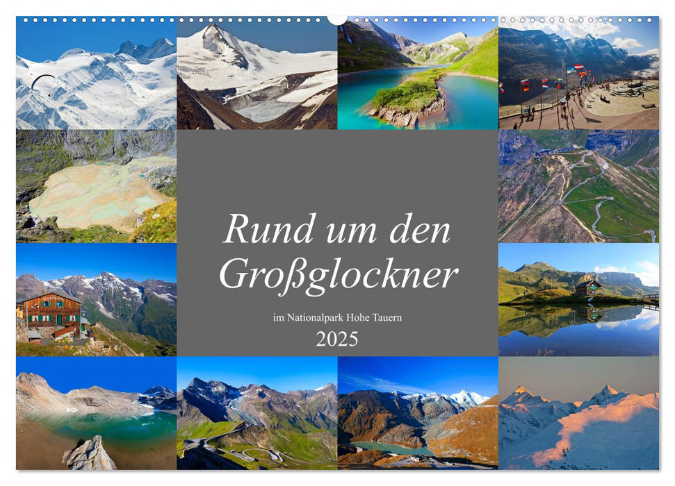 Rund um den Großglockner (CALVENDO Wandkalender 2025)