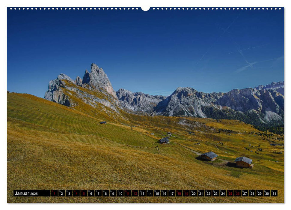 Dolomiten Italiens schönste Berge (CALVENDO Premium Wandkalender 2025)