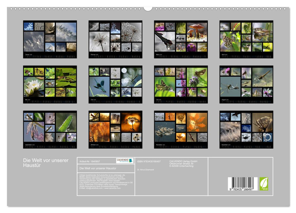 Die Welt vor unserer Haustür (CALVENDO Premium Wandkalender 2025)