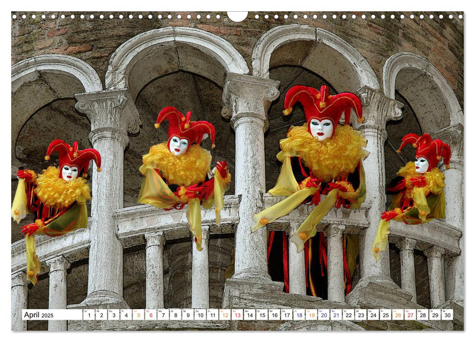 Venedig, eine Stadt in der fünften Jahreszeit. (CALVENDO Wandkalender 2025)