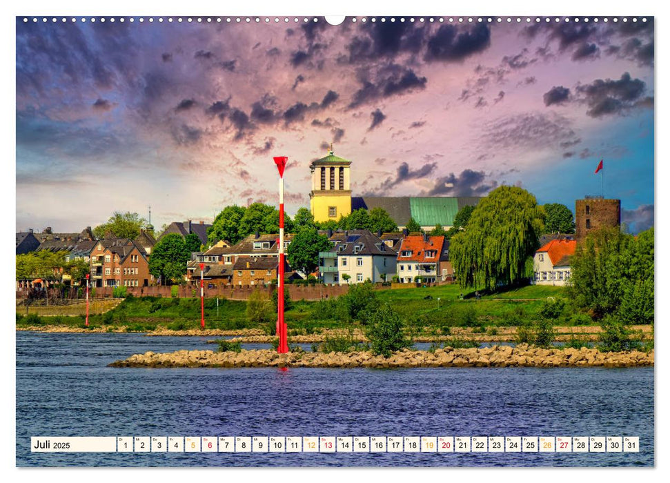 Reise durch Deutschland - Rees am Niederrhein (CALVENDO Premium Wandkalender 2025)