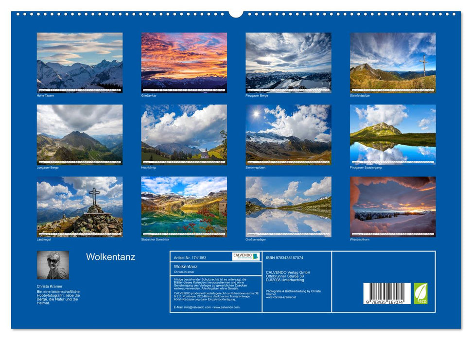 Wolkentanz (CALVENDO Premium Wandkalender 2025)