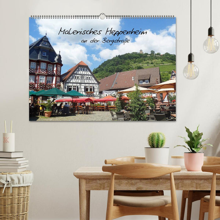 Malerisches Heppenheim an der Bergstraße (CALVENDO Wandkalender 2025)