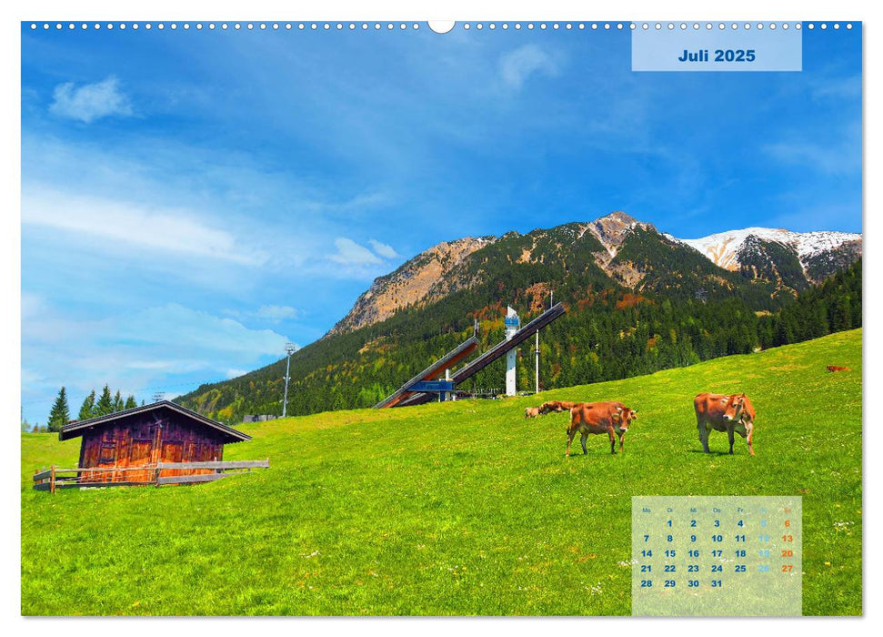 ALLGÄU, im Wandel der Jahreszeiten. (CALVENDO Premium Wandkalender 2025)