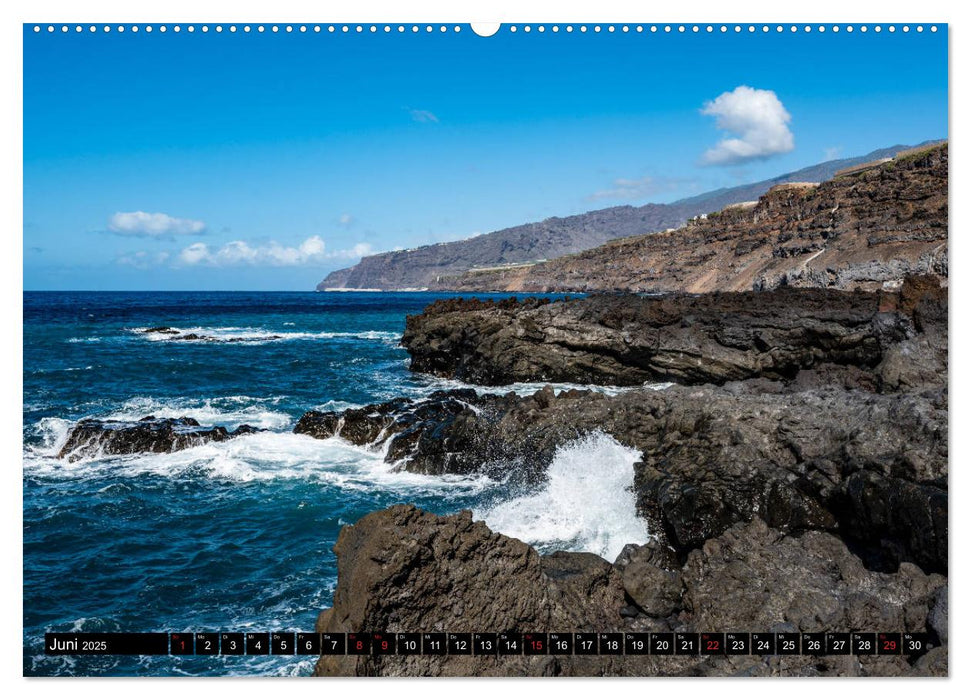 La Palma - Landschaften und Meer (CALVENDO Wandkalender 2025)