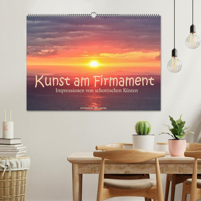 Kunst am Firmament - Impressionen von schottischen Küsten (CALVENDO Wandkalender 2025)