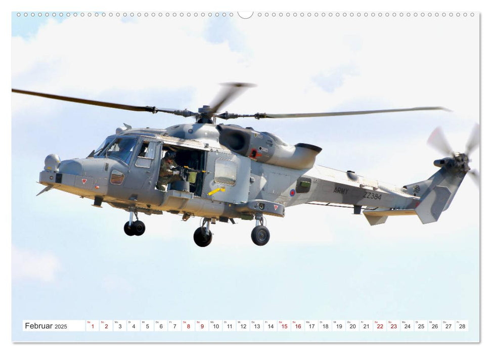 Hubschrauber in Action (CALVENDO Premium Wandkalender 2025)