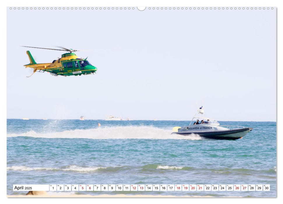 Hubschrauber in Action (CALVENDO Premium Wandkalender 2025)