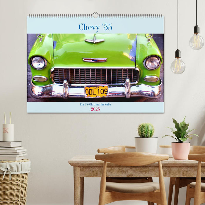 CHEVY '55 - Ein US-Oldtimer in Kuba (CALVENDO Wandkalender 2025)