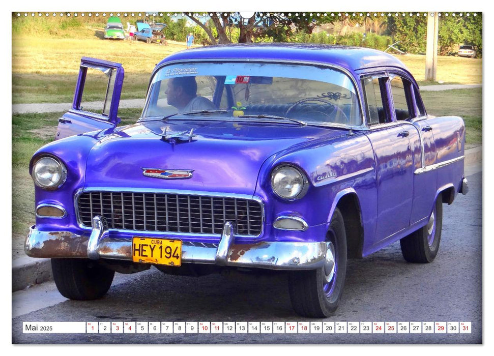 CHEVY '55 - Ein US-Oldtimer in Kuba (CALVENDO Wandkalender 2025)