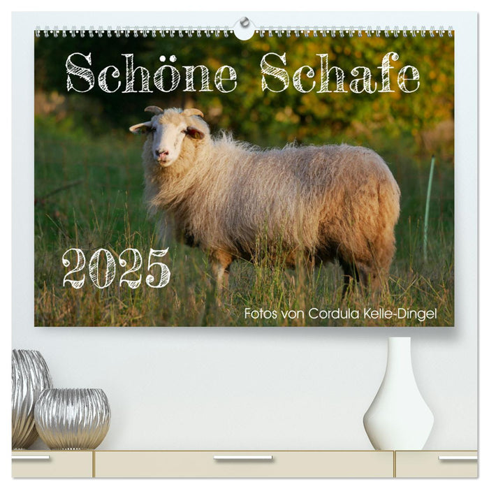 Schöne Schafe (CALVENDO Premium Wandkalender 2025)