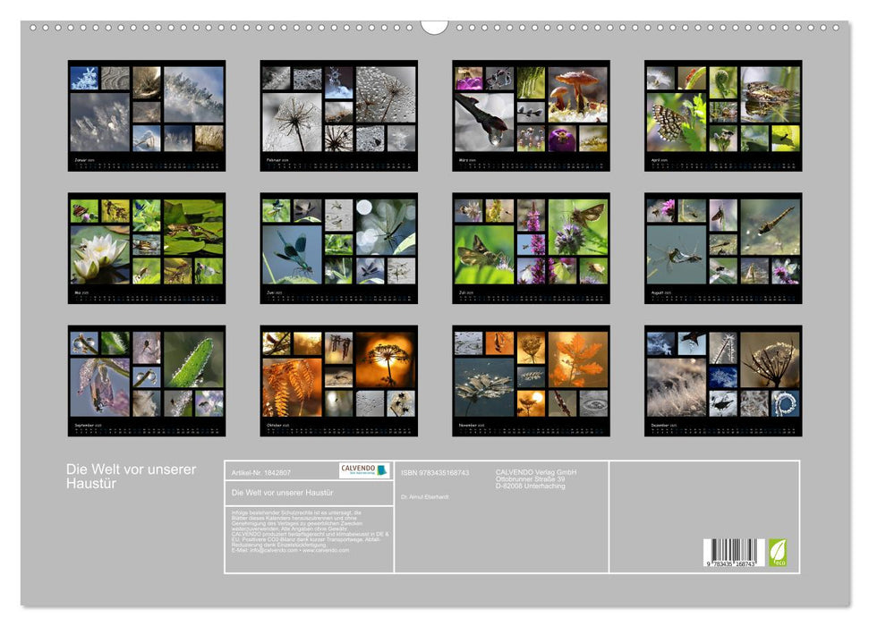 Die Welt vor unserer Haustür (CALVENDO Wandkalender 2025)