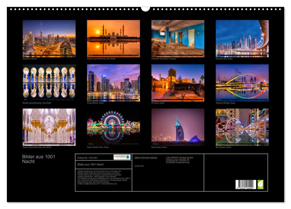 Bilder aus 1001 Nacht (CALVENDO Wandkalender 2025)
