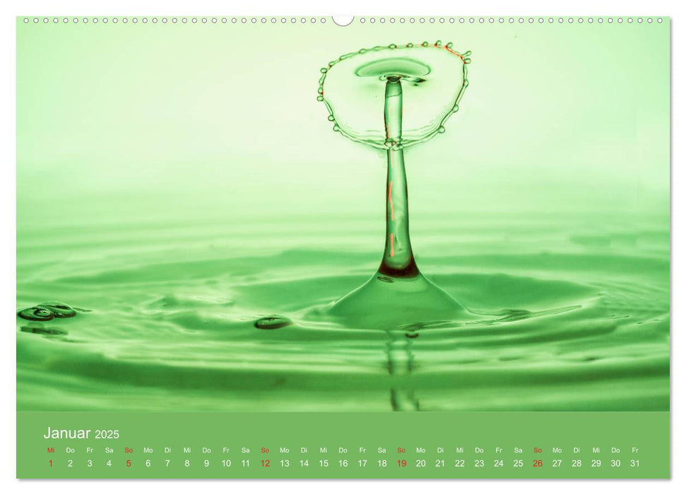 Watersplash (CALVENDO Premium Wandkalender 2025)