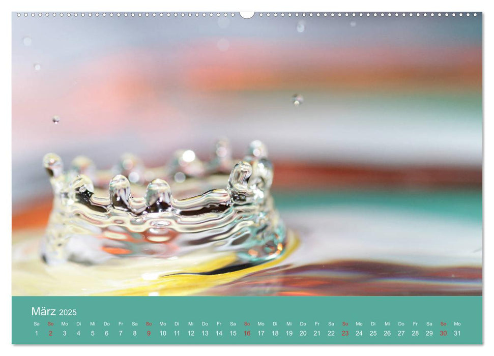 Watersplash (CALVENDO Premium Wandkalender 2025)