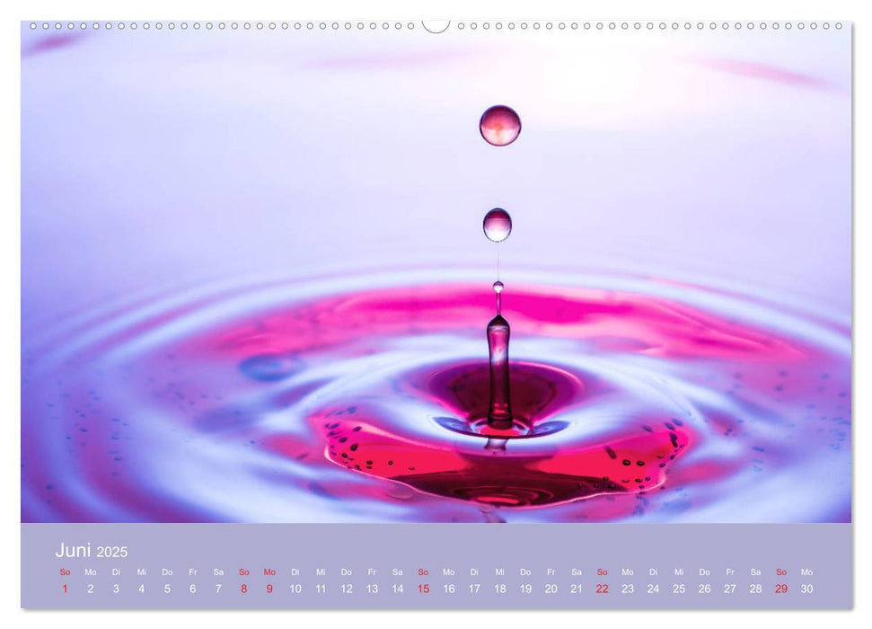 Watersplash (CALVENDO Premium Wandkalender 2025)