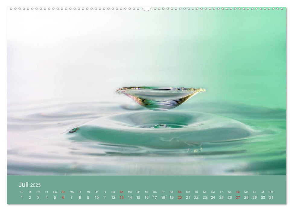 Watersplash (CALVENDO Premium Wandkalender 2025)