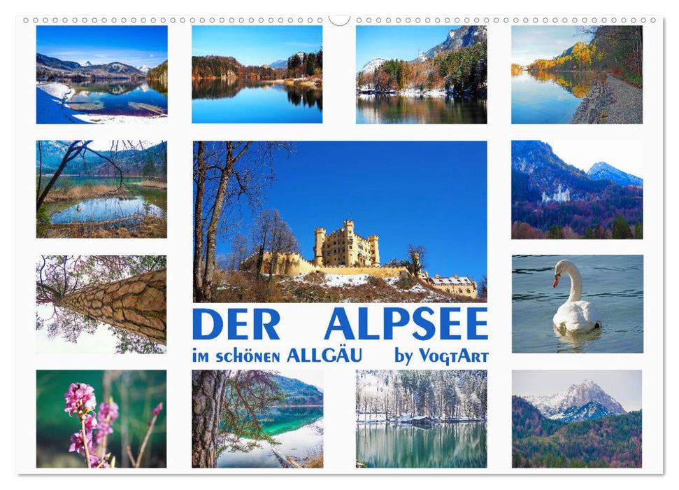 Der Alpsee im schönen Allgäu (CALVENDO Wandkalender 2025)