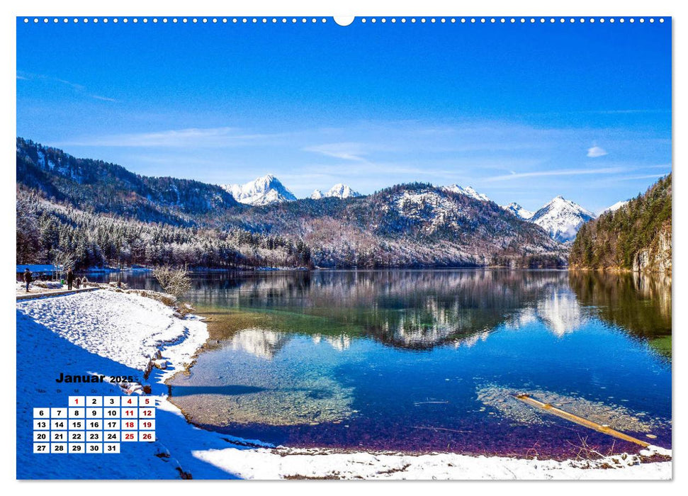 Der Alpsee im schönen Allgäu (CALVENDO Wandkalender 2025)