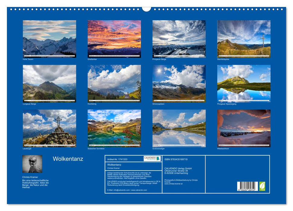 Wolkentanz (CALVENDO Wandkalender 2025)