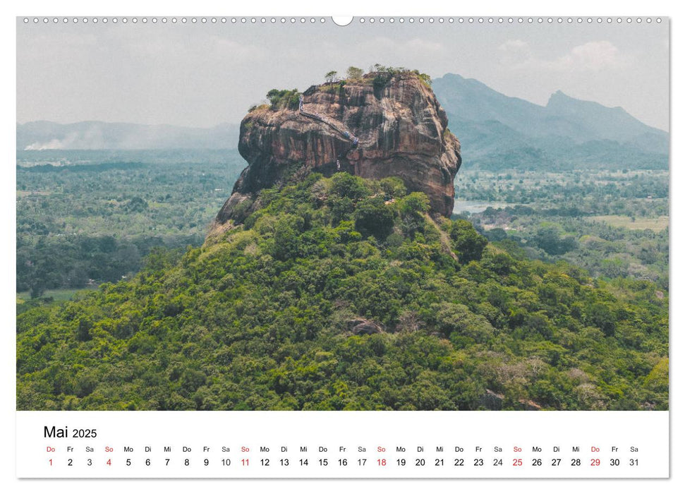 Sri Lanka auf der Spur - Tiere, Hochland und Küste (CALVENDO Premium Wandkalender 2025)