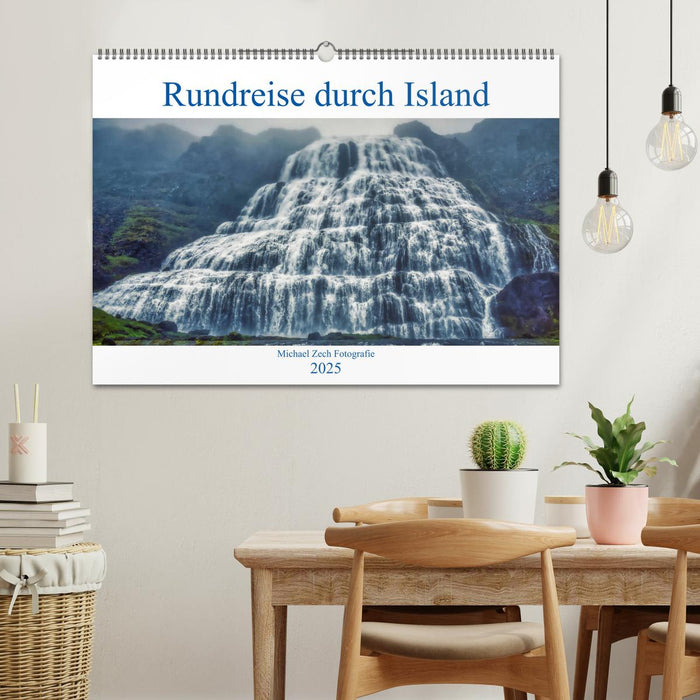 Eine Rundreise durch Island (CALVENDO Wandkalender 2025)