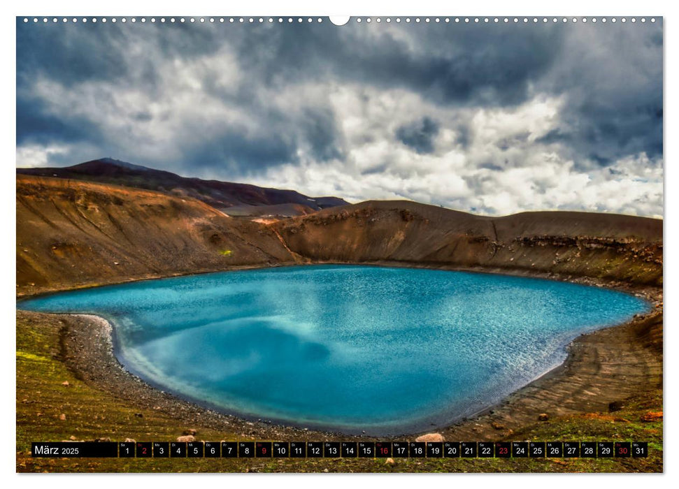 Eine Rundreise durch Island (CALVENDO Wandkalender 2025)