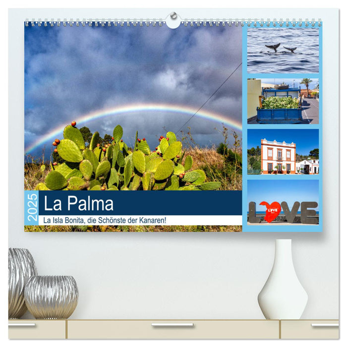 La Palma - La Isla Bonita, die Schönste der Kanaren (CALVENDO Premium Wandkalender 2025)