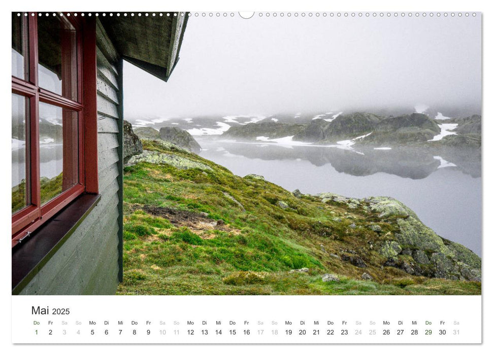 Wilde Hütten Norwegen (CALVENDO Premium Wandkalender 2025)