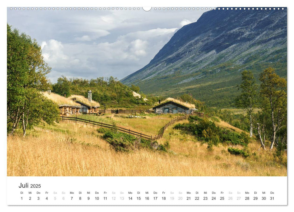 Wilde Hütten Norwegen (CALVENDO Premium Wandkalender 2025)