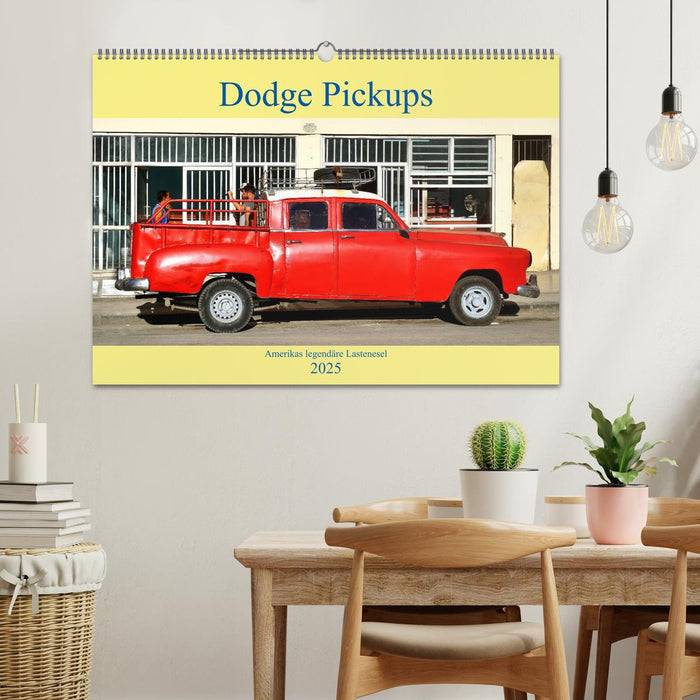 Dodge Pickups - Amerikas legendäre Lastenesel (CALVENDO Wandkalender 2025)