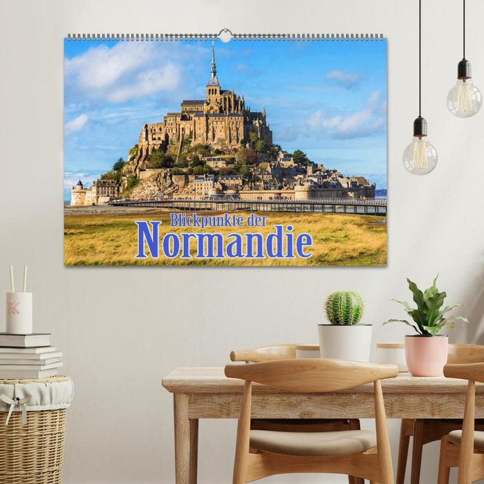 Blickpunkte der Normandie (CALVENDO Wandkalender 2025)