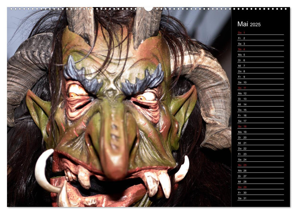 Krampus Kalender 2025 (CALVENDO Premium Wandkalender 2025)