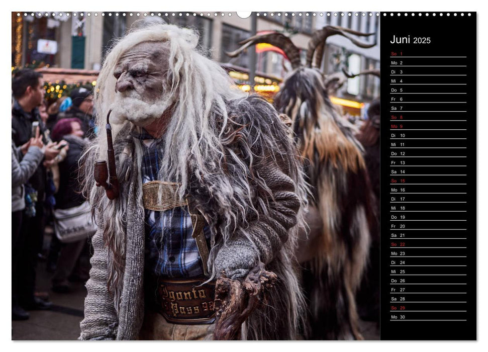 Krampus Kalender 2025 (CALVENDO Premium Wandkalender 2025)