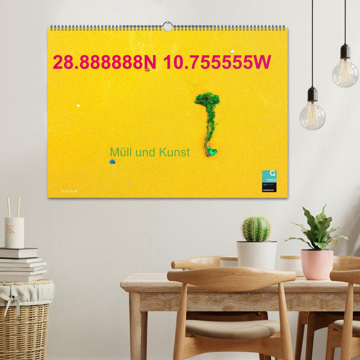 28.888888N 10.755555W Müll und Kunst (CALVENDO Wandkalender 2025)