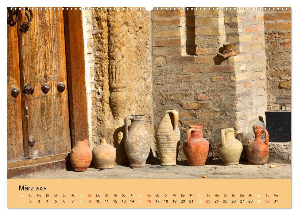 Uzbekistan - märchenhafte Seidenstraße (CALVENDO Premium Wandkalender 2025)