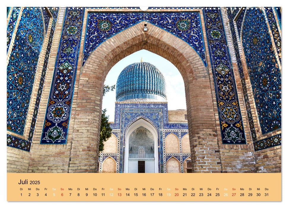 Uzbekistan - märchenhafte Seidenstraße (CALVENDO Premium Wandkalender 2025)