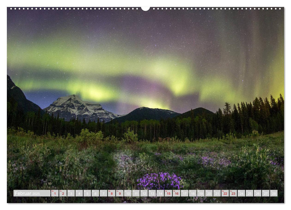 Die kanadischen Rockies (CALVENDO Premium Wandkalender 2025)