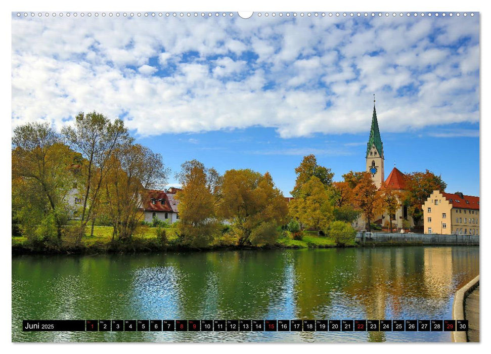 Kempten im Allgäu, die älteste Stadt Deutschlands (CALVENDO Wandkalender 2025)