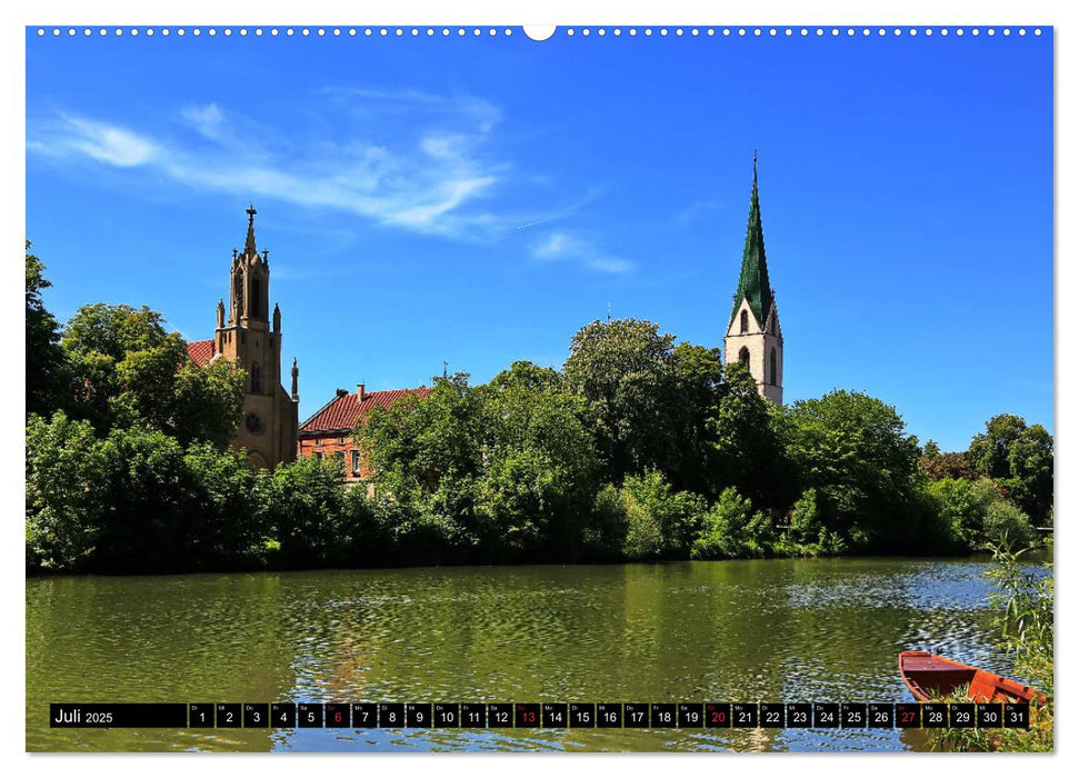 Rottenburg am Neckar - Eine Stadt am Limes (CALVENDO Premium Wandkalender 2025)